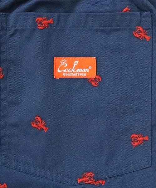COOKMAN（クックマン）の「Cookman クックマン シェフ ショートパンツ ハーフパンツ イージーパンツ Embroidery Lobster Nav（その他パンツ・メンズ・ネイビー・MEDIUM/LARGE）」の4枚目の写真