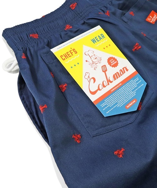 COOKMAN（クックマン）の「Cookman クックマン シェフ ショートパンツ ハーフパンツ イージーパンツ Embroidery Lobster Nav（その他パンツ・メンズ・ネイビー・MEDIUM/LARGE）」の6枚目の写真