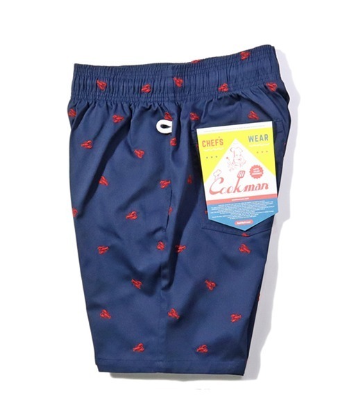 COOKMAN（クックマン）の「Cookman クックマン シェフ ショートパンツ ハーフパンツ イージーパンツ Embroidery Lobster Nav（その他パンツ・メンズ・ネイビー・MEDIUM/LARGE）」の7枚目の写真