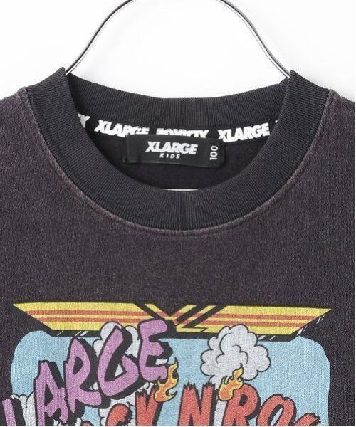 XLARGE KIDS(エクストララージキッズ)の「恐竜ロック半袖Tシャツ(Tシャツ/カットソー・キッズ・ブラック/ブルー・120cm/140cm/130cm/100cm/110cm)」の7枚目の写真