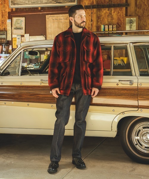 MR.OLIVE（ミスターオリーブ）の「SKOOKUM COLLABORATION / MACKINAW JACKET（ピーコート・メンズ・ブラック系その他/レッド系その他・SMALL/MEDIUM/LARGE）」の20枚目の写真