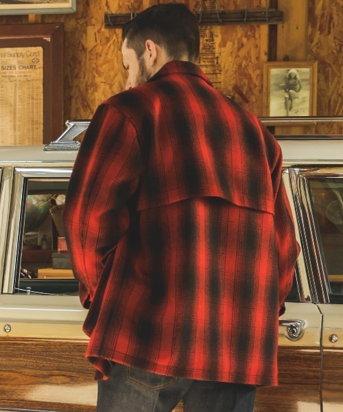 MR.OLIVE（ミスターオリーブ）の「SKOOKUM COLLABORATION / MACKINAW JACKET（ピーコート・メンズ・ブラック系その他/レッド系その他・SMALL/MEDIUM/LARGE）」の19枚目の写真