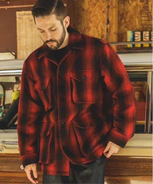MR.OLIVE（ミスターオリーブ）の「SKOOKUM COLLABORATION / MACKINAW JACKET（ピーコート・メンズ・ブラック系その他/レッド系その他・SMALL/MEDIUM/LARGE）」の16枚目の写真