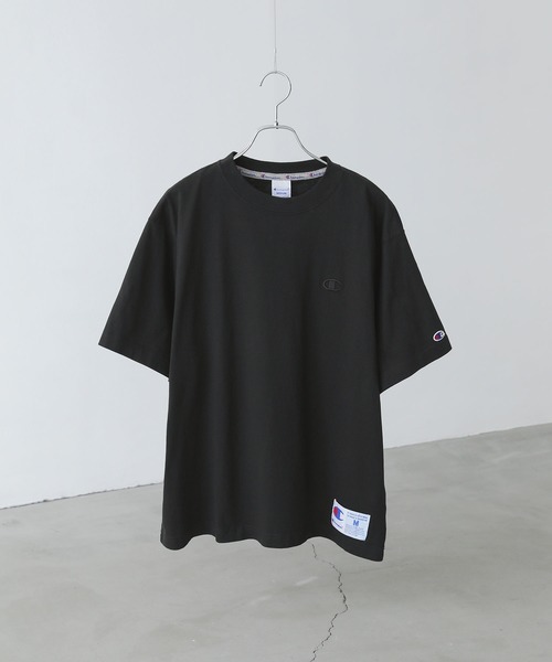 Champion（チャンピオン）の「【Champion】タグデザインショートスリーブＴシャツ（Tシャツ/カットソー・メンズ・ブラック/オフホワイト/グレー・L/XL/M）」の10枚目の写真