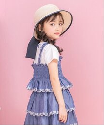 mezzo piano（メゾピアノ）の「カットワークキャミチュニック＆Tシャツ