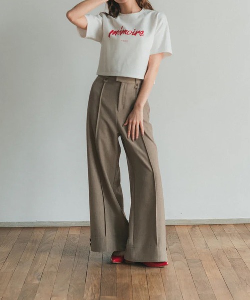RANCLIC(ランクリック)の「memoire ロゴミニT(Tシャツ/カットソー・レディース・レッド・FREE)」の5枚目の写真