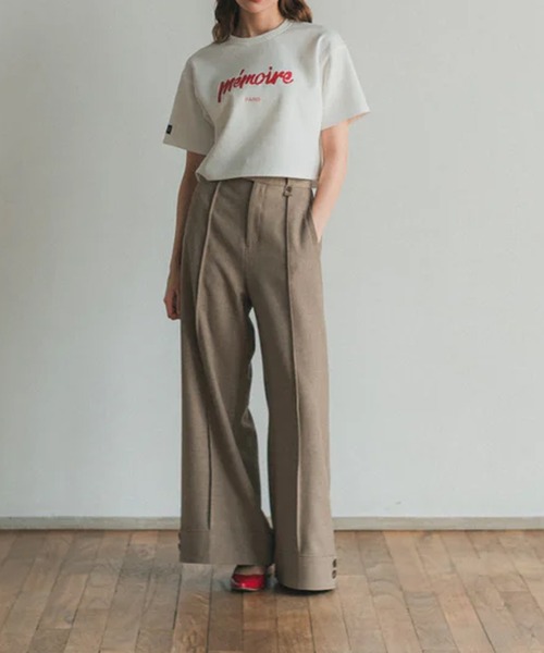 RANCLIC(ランクリック)の「memoire ロゴミニT(Tシャツ/カットソー・レディース・レッド・FREE)」の6枚目の写真