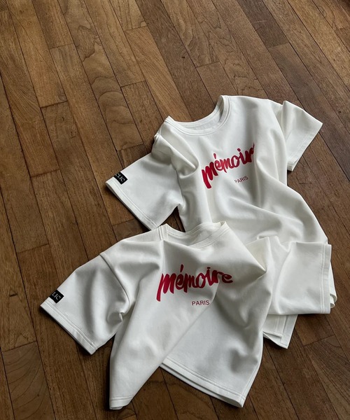 RANCLIC(ランクリック)の「memoire ロゴミニT(Tシャツ/カットソー・レディース・レッド・FREE)」の8枚目の写真