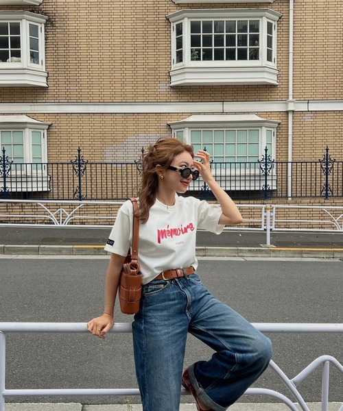 RANCLIC(ランクリック)の「memoire ロゴミニT(Tシャツ/カットソー・レディース・レッド・FREE)」の11枚目の写真