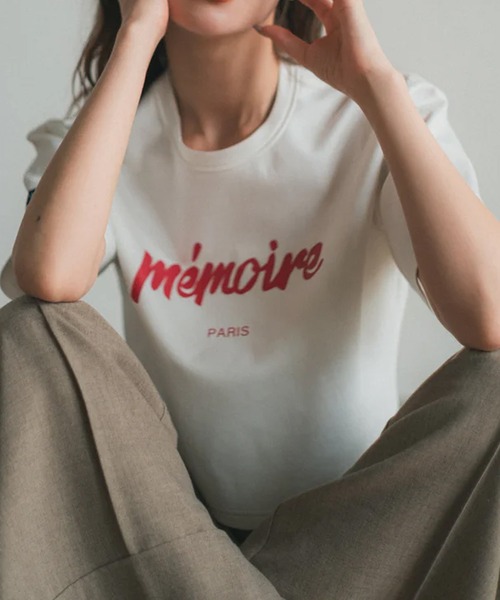 tシャツ memoire ロゴミニT レディース RANCLIC tシャツ memoire ロゴミニT レディース : ZOZOTOWN
