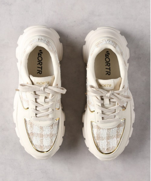 Right-on（ライトオン）の「【ORiental TRaffic】２ＷＡＹシューレーススニーカー（スニーカー・レディース・ブラック/ベージュ・37inch/36inch/38inch）」の4枚目の写真