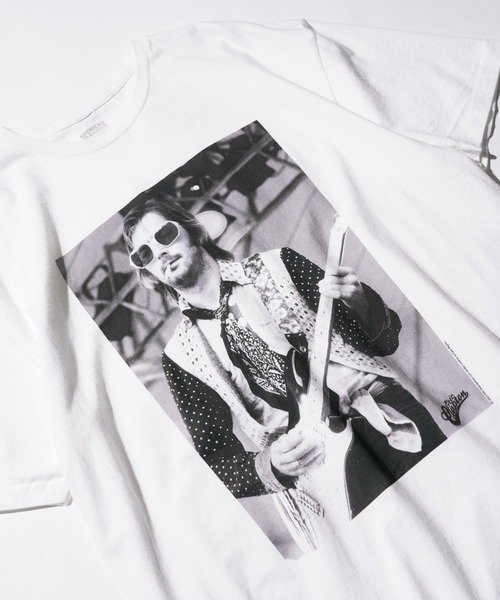 THRIFTY LOOK（スリフティールック）の「THRIFTY LOOK / スリフティールック THRIFTY 'ERIC CLAPTON' TEE エリック・クラプトン バンドTシャツ（Tシャツ/カットソー・メンズ・ホワイト/ホワイト系1/ブラック/ブラック系1/ブラック系2・MEDIUM/LARGE/X-LARGE/XX-LARGE）」の13枚目の写真