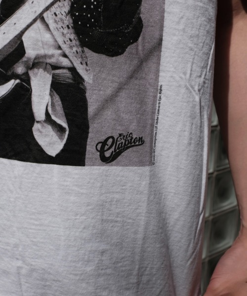 THRIFTY LOOK（スリフティールック）の「THRIFTY LOOK / スリフティールック THRIFTY 'ERIC CLAPTON' TEE エリック・クラプトン バンドTシャツ（Tシャツ/カットソー・メンズ・ホワイト/ホワイト系1/ブラック/ブラック系1/ブラック系2・MEDIUM/LARGE/X-LARGE/XX-LARGE）」の19枚目の写真