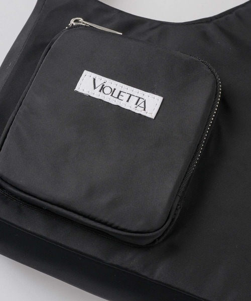 VIOLETTA(ヴィオレッタ)の「ウェーブシェイプナイロンショルダーバッグ(ショルダーバッグ・レディース・ブラック/ベージュ/レッド・FREE)」の22枚目の写真