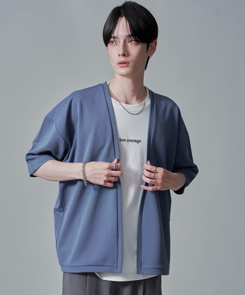 BROWNY（ブラウニー）の「BROWNY/アンサンブルカーディガン（アンサンブル・メンズ・ブルー/チャコール・MEDIUM/LARGE）」の18枚目の写真