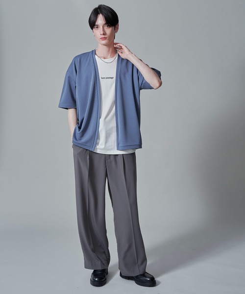 BROWNY（ブラウニー）の「BROWNY/アンサンブルカーディガン（アンサンブル・メンズ・ブルー/チャコール・MEDIUM/LARGE）」の17枚目の写真