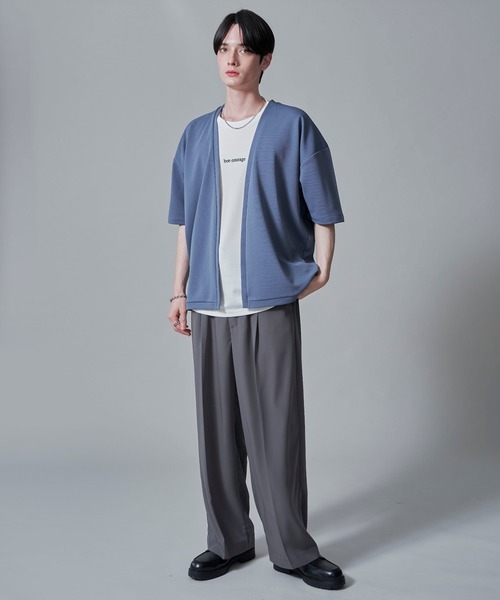 BROWNY（ブラウニー）の「BROWNY/アンサンブルカーディガン（アンサンブル・メンズ・ブルー/チャコール・MEDIUM/LARGE）」の16枚目の写真
