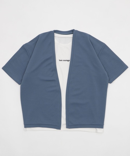 BROWNY（ブラウニー）の「BROWNY/アンサンブルカーディガン（アンサンブル・メンズ・ブルー/チャコール・MEDIUM/LARGE）」の15枚目の写真