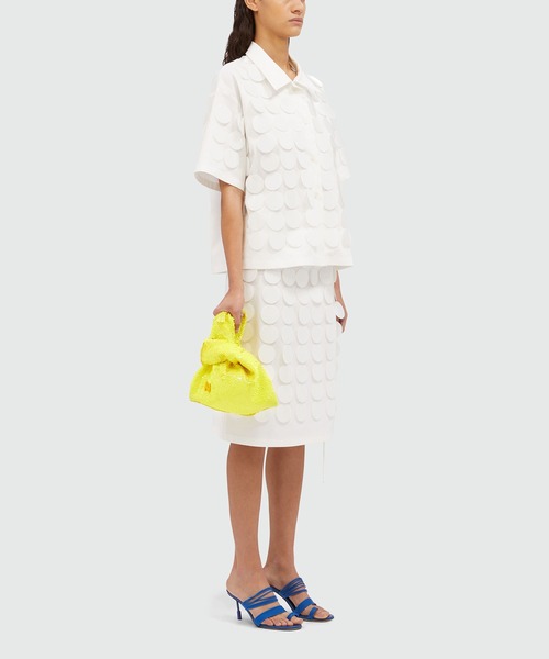 MSGM(エムエスジーエム)の「スパンコール ミニバッグ(ハンドバッグ・レディース・イエロー/レッド/ブラック・ONE SIZE)」の7枚目の写真