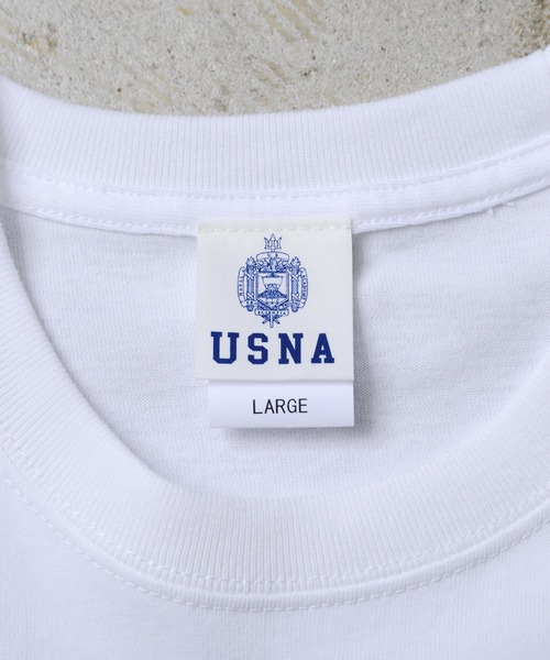 WAIPER.inc（ワイパーインク）の「HEAVYWEIGHT PT　S/S TEE USNA①（Tシャツ/カットソー・メンズ・ヘザーグレー/ホワイト/ネイビー・M/L/XL）」の10枚目の写真