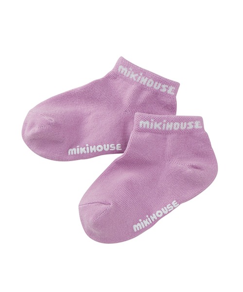 MIKI HOUSE(ミキハウス)の「【WEB限定】ローカットソックス(ソックス/靴下・キッズ・ブルー/ネイビー/イエロー/パープル/ホワイト/レッド系その他/レッド/グリーン/ピンク/ライトグリーン・11-13cm/13-15cm/15-17cm/17-19cm/19-21cm/21-23cm)」の7枚目の写真