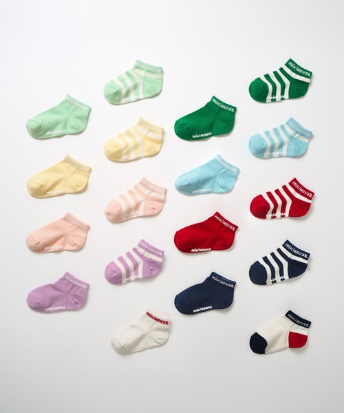 MIKI HOUSE(ミキハウス)の「【WEB限定】ローカットソックス(ソックス/靴下・キッズ・ブルー/ネイビー/イエロー/パープル/ホワイト/レッド系その他/レッド/グリーン/ピンク/ライトグリーン・11-13cm/13-15cm/15-17cm/17-19cm/19-21cm/21-23cm)」の12枚目の写真