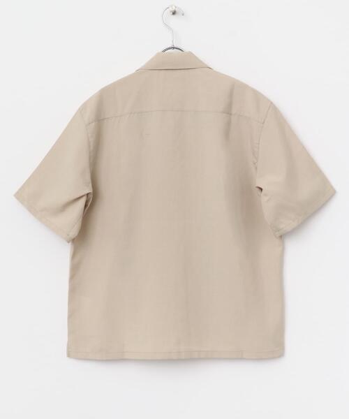 ITEMS URBANRESEARCH（アイテムズ アーバンリサーチ）の「モチーフ刺繍ドライタッチ 半袖シャツ（シャツ/ブラウス・メンズ・チャコールグレー/ベージュ/ブルー系その他・LARGE/MEDIUM）」の8枚目の写真