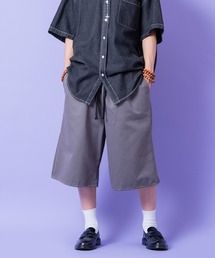 a.p.o.v.（エーピーオービー）の「a.p.o.v. コットンワークワイドハーフパンツ（チノパンツ）」
