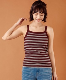 anap mimpi | カップ付きボーダーフライス キャミソール(キャミソール)