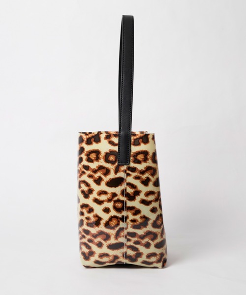 セール】【ORSETTO】ワンハンドルレオパードバッグ