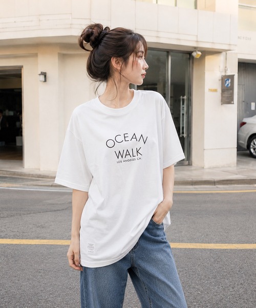 B.I.D.(ビーアイディー)の「《Bd》フロントロゴ バックプリント 半袖Tシャツ(Tシャツ/カットソー・メンズ・ホワイト/ネイビー・MEDIUM/LARGE)」の9枚目の写真
