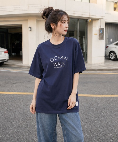 B.I.D.(ビーアイディー)の「《Bd》フロントロゴ バックプリント 半袖Tシャツ(Tシャツ/カットソー・メンズ・ホワイト/ネイビー・MEDIUM/LARGE)」の11枚目の写真