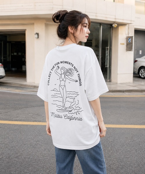 B.I.D.(ビーアイディー)の「《Bd》フロントロゴ バックプリント 半袖Tシャツ(Tシャツ/カットソー・メンズ・ホワイト/ネイビー・MEDIUM/LARGE)」の13枚目の写真