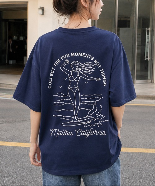 B.I.D.(ビーアイディー)の「《Bd》フロントロゴ バックプリント 半袖Tシャツ(Tシャツ/カットソー・メンズ・ホワイト/ネイビー・MEDIUM/LARGE)」の16枚目の写真