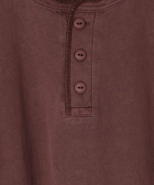 3.3 Field Trip （3.3フィールドトリップ）の「3.3 Field Trip／ヘンリーネックカット半袖（Tシャツ/カットソー・メンズ・グレー/レッド/ホワイト/ブラック・MEDIUM/LARGE）」の13枚目の写真