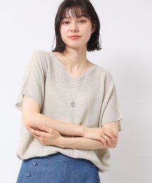Dessin / デッサン 【日本製・洗える】シームレスラインVネックニット Dessin｜【日本製・洗える】シームレスラインVネックニット