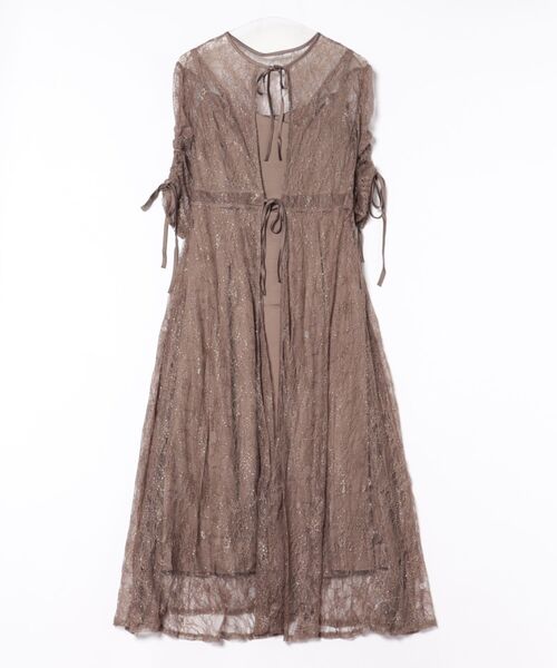 トップス POPPY tulle docking flare shirt POPPY tulle docking flare shirt