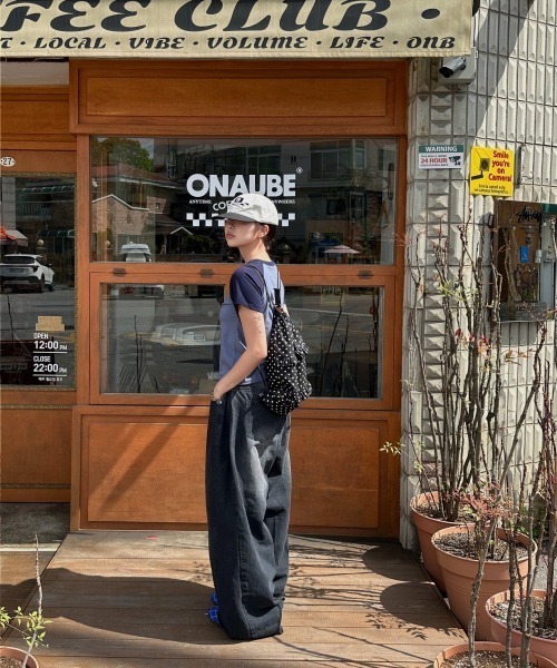 UP START(アップスタート)の「【LAMPOON】スーパールーズバルーンデニムパンツ(デニムパンツ・レディース・ダークブルー/ライトブルー/ブラック・MEDIUM/LARGE/SMALL)」の11枚目の写真