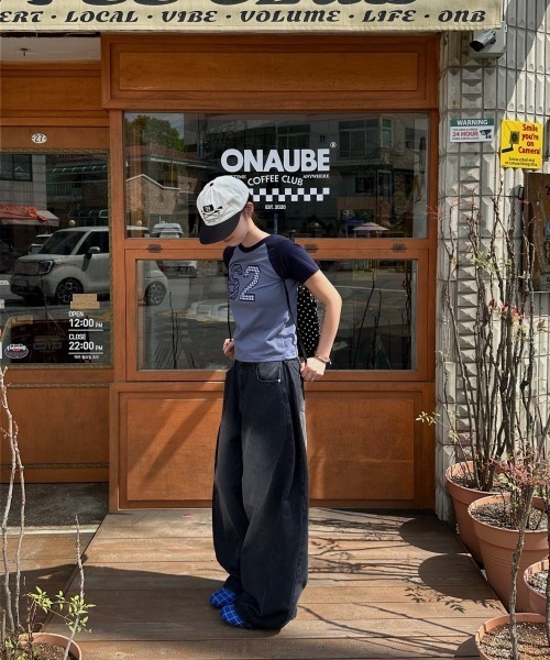 UP START(アップスタート)の「【LAMPOON】スーパールーズバルーンデニムパンツ(デニムパンツ・レディース・ダークブルー/ライトブルー/ブラック・MEDIUM/LARGE/SMALL)」の14枚目の写真