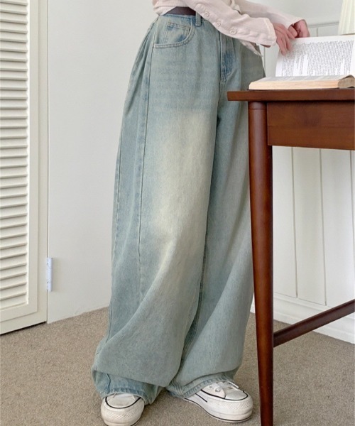 UP START(アップスタート)の「【LAMPOON】スーパールーズバルーンデニムパンツ(デニムパンツ・レディース・ダークブルー/ライトブルー/ブラック・MEDIUM/LARGE/SMALL)」の19枚目の写真