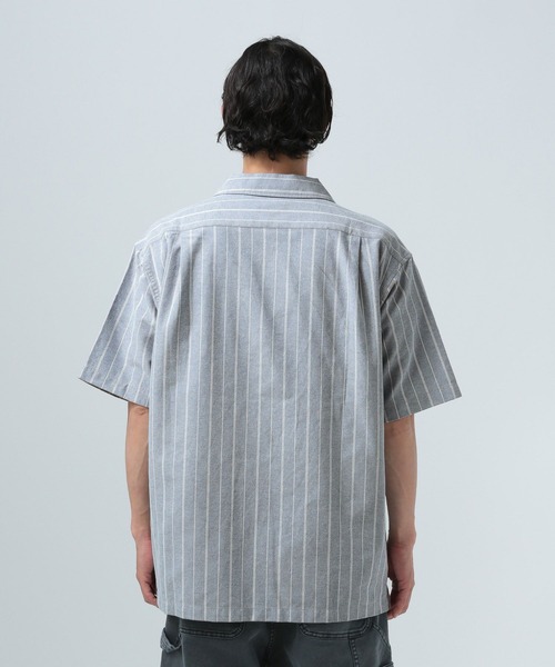 BAYFLOW（ベイフロー）の「【TeddyBear/テディベア】刺繍オープンカラー半袖シャツ（シャツ/ブラウス・メンズ・ネイビー/イエロー・LARGE/MEDIUM）」の9枚目の写真