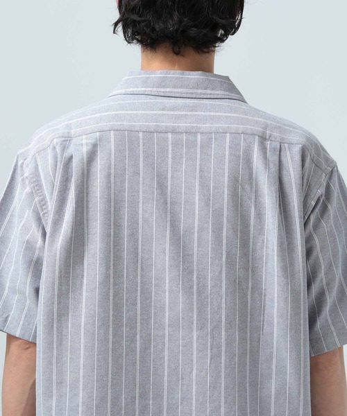 BAYFLOW（ベイフロー）の「【TeddyBear/テディベア】刺繍オープンカラー半袖シャツ（シャツ/ブラウス・メンズ・ネイビー/イエロー・LARGE/MEDIUM）」の11枚目の写真