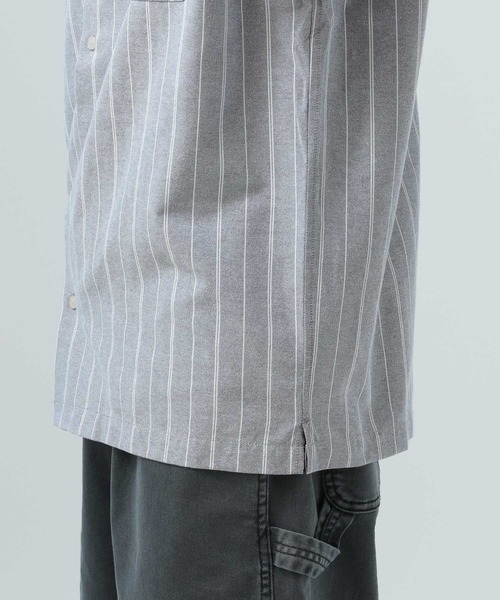 BAYFLOW（ベイフロー）の「【TeddyBear/テディベア】刺繍オープンカラー半袖シャツ（シャツ/ブラウス・メンズ・ネイビー/イエロー・LARGE/MEDIUM）」の14枚目の写真