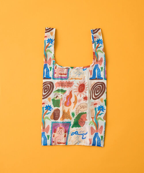 BIRTHDAY BAR（バースデイバー）の「norahi x BIRTHDAY BAR エコバッグ（エコバッグ/サブバッグ・レディース・ブルー/ホワイト・0）」の7枚目の写真