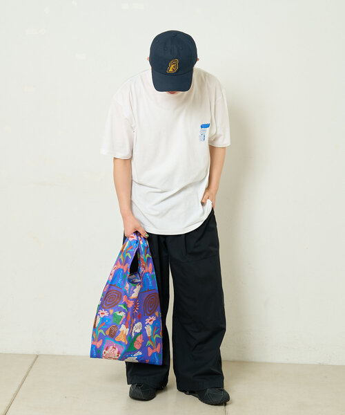 BIRTHDAY BAR（バースデイバー）の「norahi x BIRTHDAY BAR エコバッグ（エコバッグ/サブバッグ・レディース・ブルー/ホワイト・0）」の10枚目の写真