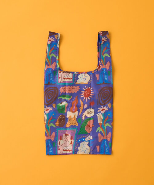 BIRTHDAY BAR（バースデイバー）の「norahi x BIRTHDAY BAR エコバッグ（エコバッグ/サブバッグ・レディース・ブルー/ホワイト・0）」の11枚目の写真