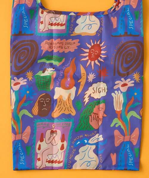 BIRTHDAY BAR（バースデイバー）の「norahi x BIRTHDAY BAR エコバッグ（エコバッグ/サブバッグ・レディース・ブルー/ホワイト・0）」の12枚目の写真