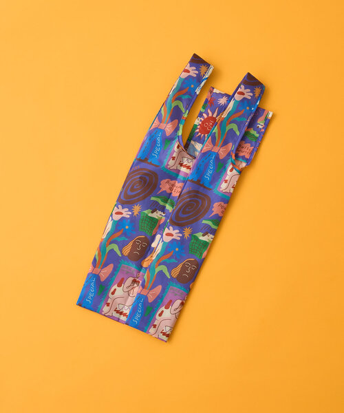 BIRTHDAY BAR（バースデイバー）の「norahi x BIRTHDAY BAR エコバッグ（エコバッグ/サブバッグ・レディース・ブルー/ホワイト・0）」の16枚目の写真