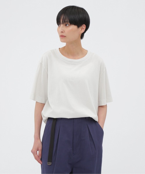 SUPERLIGHT COTTON JERSEY TOP（Tシャツ/カットソー）｜MHL