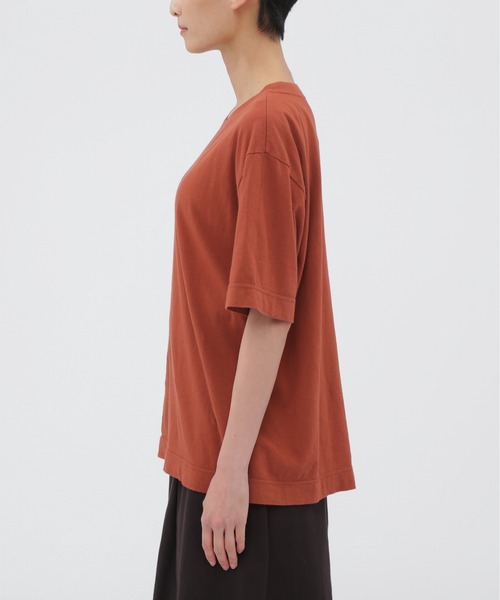 MHL.（エムエイチエル）の「SUPERLIGHT COTTON JERSEY TOP（Tシャツ/カットソー・レディース・ホワイト系その他3/オレンジ系その他3・2）」の10枚目の写真